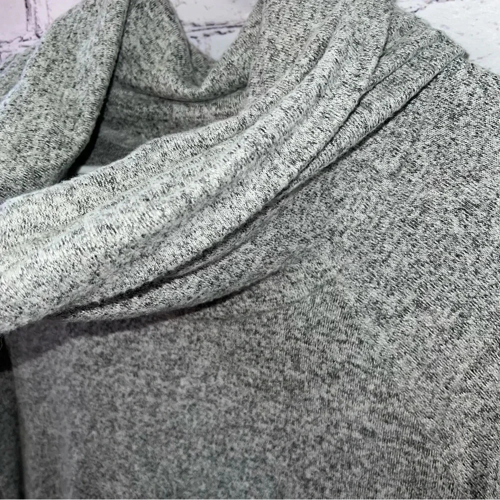 Joie Soft Cowl Neck Long Sleeve Cozy Sweater Marled Gray Size XS - Picture 5 of 7